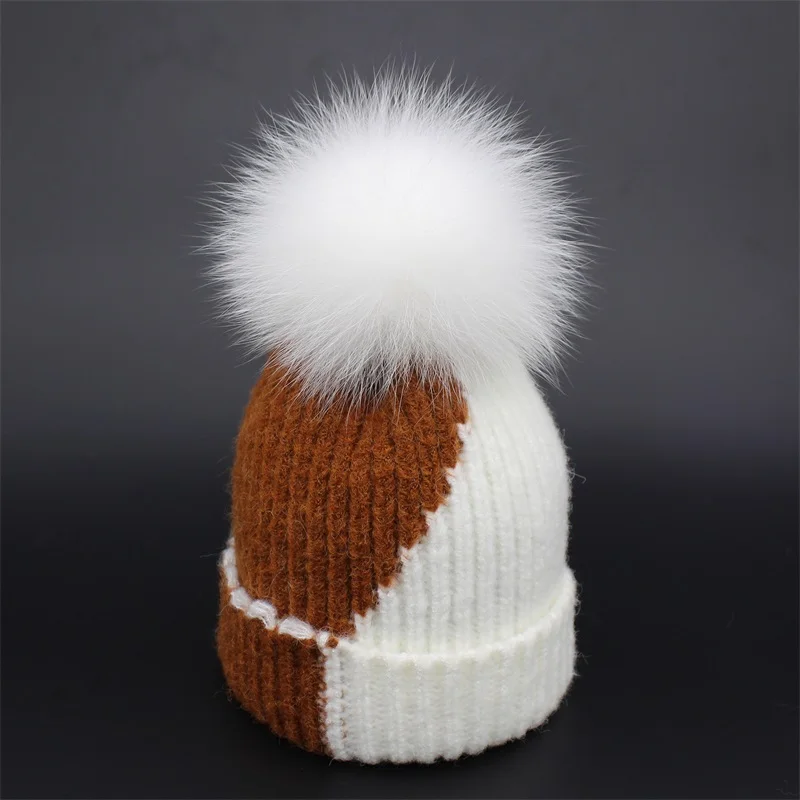 Ditpossible new real white for fur hat girls winter hats women beanies skullies caps touca gorro bonnet
Ditpossible new real white for fur hat girls winter hats women beanies skullies caps touca gorro bonnet