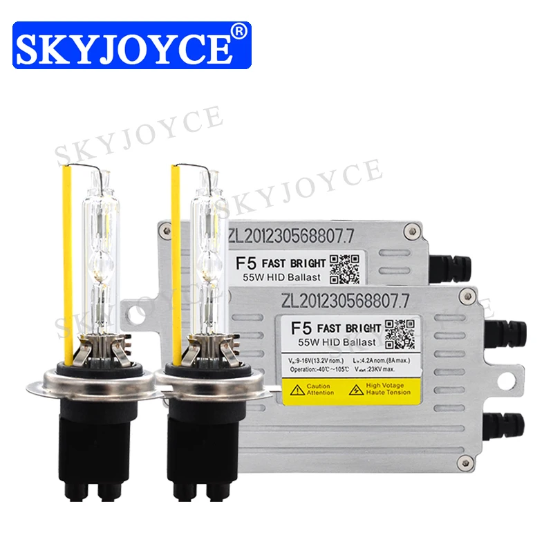Фото SKYJOYCE переменный ток 12 В 55 Вт оригинальный DLT F5T Быстрый старт HID балласт 35 HeartRay H1 H7