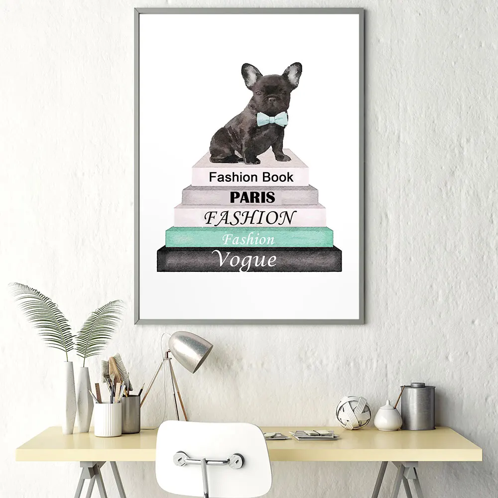 Simple Modern Fashion Dog with Green Tie Posters Prints Vogue Nordic Wall Art Pictures for Living Room Home Decor No Framed
Simple Modern Fashion Dog with Green Tie Posters Prints Vogue Nordic Wall Art Pictures for Living Room Home Decor No Framed