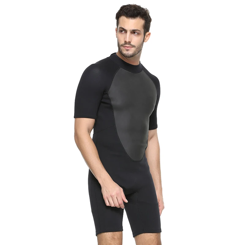 SBART Short Sleeve 2MM Neoprene Wetsuit Men For Surfing One piece Triathlon Scuba Diving Spearfishing women 2016 | Спорт и