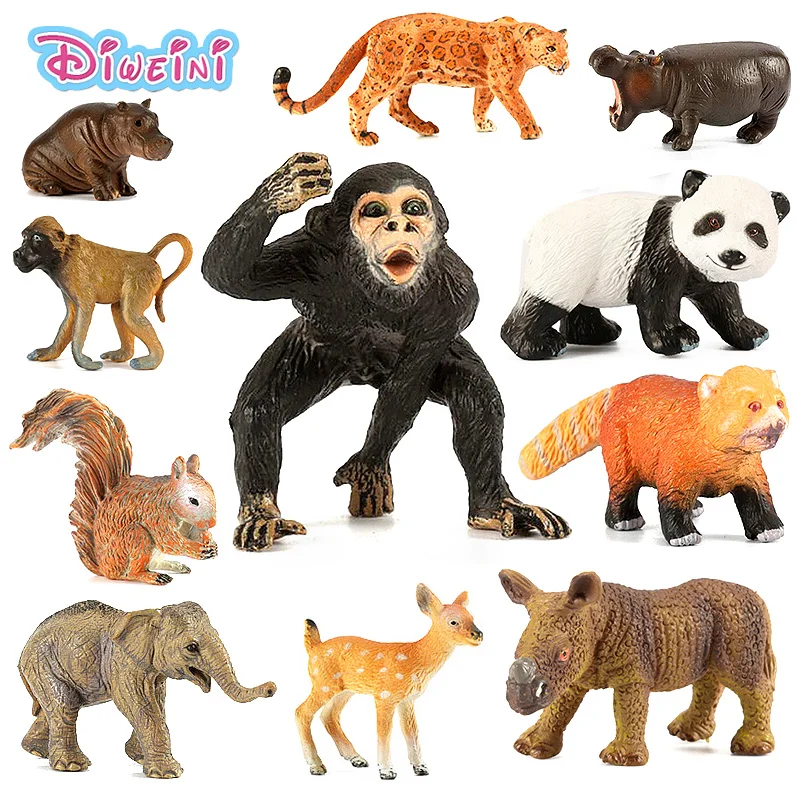 Мини-фигурки животных в виде зоопарка, игрушки, панда, слон, олень, белка, Лев, лев, хиппи, детская игрушка в подарок
Мини-фигурки животных в виде зоопарка, игрушки, панда, слон, олень, белка, Лев, лев, хиппи, детская игрушка в подарок