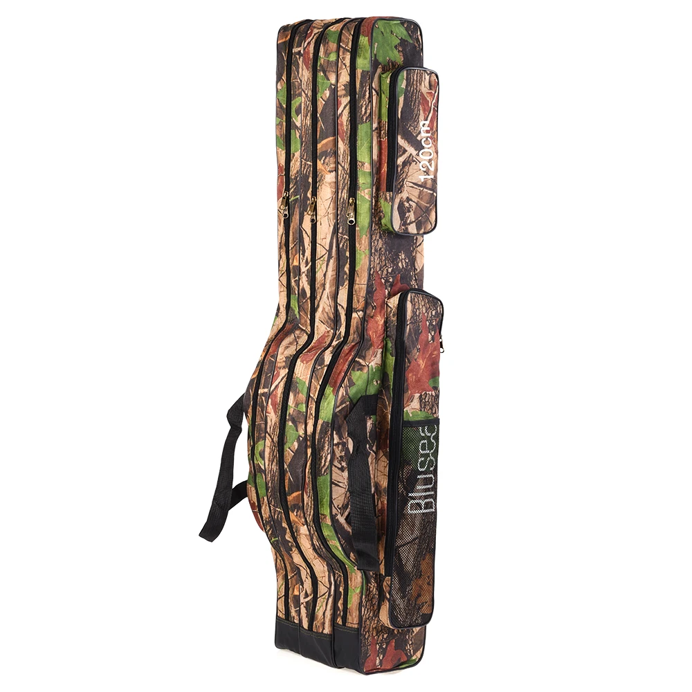 Blusea Portable Fishing Rod Reel Bag 120cm/150cm 3 Layers Folding Fishing Bag Tackle Carry Bag Case Travel Storage Pannier
Blusea Portable Fishing Rod Reel Bag 120cm/150cm 3 Layers Folding Fishing Bag Tackle Carry Bag Case Travel Storage Pannier