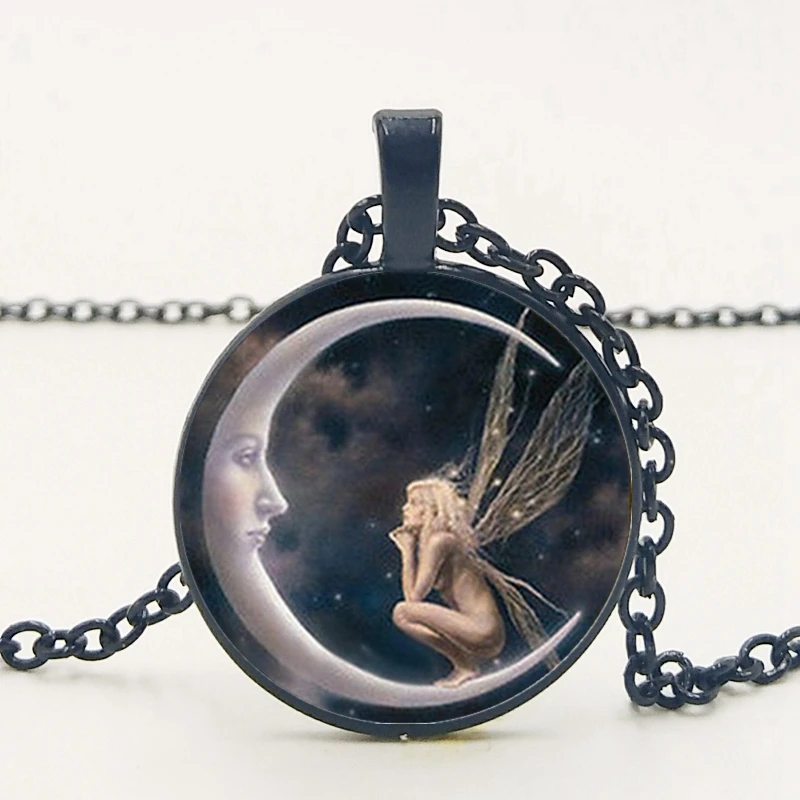 2019/New Tibet Silver Personalized Custom Glass Necklace Pendant Hadassa Goticas Angel Moon Jewelry Gift
2019/New Tibet Silver Personalized Custom Glass Necklace Pendant Hadassa Goticas Angel Moon Jewelry Gift