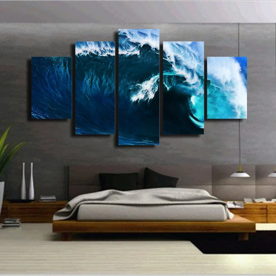Modern Canvas Painting Unframed HD Printed Wall Art Pictures 5 Pieces Hawaii Waves Ocean Seacape Poster Living Room Home Decor
Modern Canvas Painting Unframed HD Printed Wall Art Pictures 5 Pieces Hawaii Waves Ocean Seacape Poster Living Room Home Decor