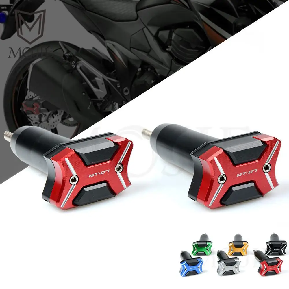 For Yamaha FZ-07 MT-07 FZ07 MT07 MT FZ 07 2014-2016 Frame Slider Falling Protectors Motorcycle Frame Sliders Crash Protector Pad 
For Yamaha FZ-07 MT-07 FZ07 MT07 MT FZ 07 2014-2016 Frame Slider Falling Protectors Motorcycle Frame Sliders Crash Protector Pad