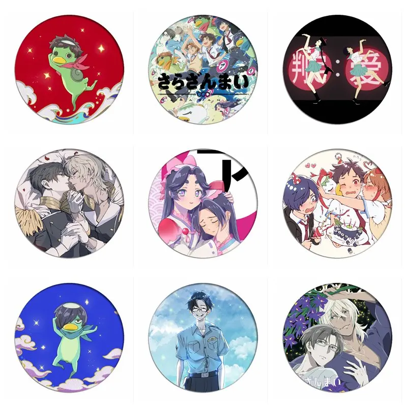 Брошь в виде знака SARAZANMAI Значки для косплея Mabu Akutsu Niiboshi Reo, Коллекция сумок, бюстгальтер для рюкзаков, одежды
Брошь в виде знака SARAZANMAI Значки для косплея Mabu Akutsu Niiboshi Reo, Коллекция сумок, бюстгальтер для рюкзаков, одежды