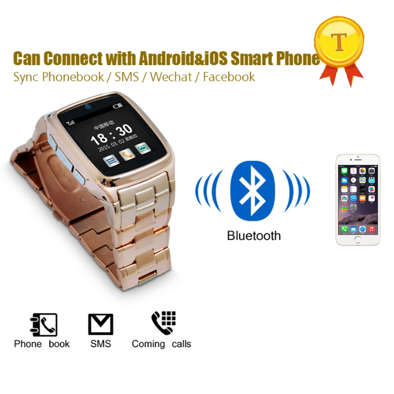 Best Phone Watch Phonewatch GSM metal steel camera Smart Watch Phone Clock Wrist Watch syne phone call message for business man
Best Phone Watch Phonewatch GSM metal steel camera Smart Watch Phone Clock Wrist Watch syne phone call message for business man