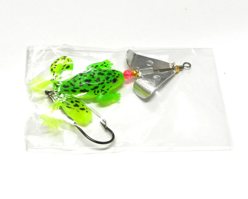 HENGJIA 8pcs Rubber Frogs Soft Fishing Lure Bait Bass fishing Tackle 9cm 3.54' 6g spinner spoon Lures
HENGJIA 8pcs Rubber Frogs Soft Fishing Lure Bait Bass fishing Tackle 9cm 3.54' 6g spinner spoon Lures