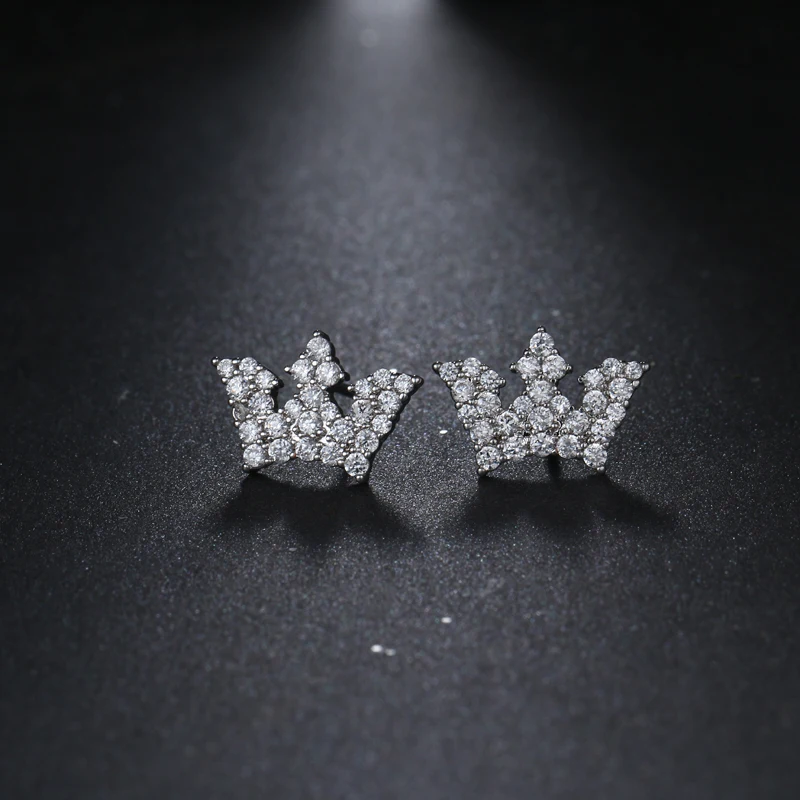 Unique Exquisite Crystal Jewelry White Gold Color Geometric CZ Stud Earrings High Quality Cubic Zircon Women's Earrings E-136
Unique Exquisite Crystal Jewelry White Gold Color Geometric CZ Stud Earrings High Quality Cubic Zircon Women's Earrings E-136