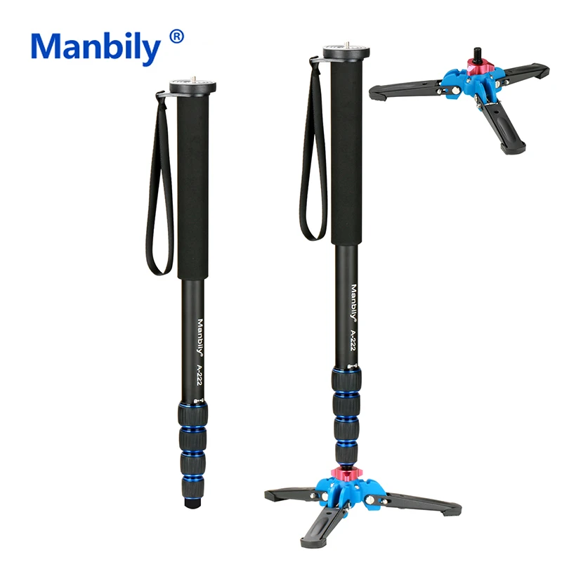 Manbily A-222 65inch 165cm/65" Portable Professional DSLR Camera Monopod&M-1 Base Head Ball Mini Tripod Stand for Canon Nikon
Manbily A-222 65inch 165cm/65" Portable Professional DSLR Camera Monopod&M-1 Base Head Ball Mini Tripod Stand for Canon Nikon