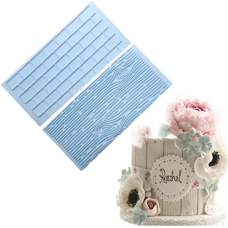 New Tree Bark Brick Wall Bakeware Tools Silicone 2PCS/Set Food Grade Texture Kitchen Accessories Cake Decorating Fondant Mold
New Tree Bark Brick Wall Bakeware Tools Silicone 2PCS/Set Food Grade Texture Kitchen Accessories Cake Decorating Fondant Mold