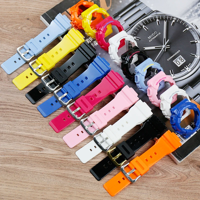 Фото Женские аксессуары для часов CASIO спортивный водонепроницаемый ремешок серия BABY G