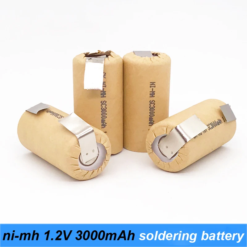 ni-mh 1.2v battery 3000mah soldering strip for power battery screwdriver and robot battery 1.2v nimh rechargeable battery DE7
ni-mh 1.2v battery 3000mah soldering strip for power battery screwdriver and robot battery 1.2v nimh rechargeable battery DE7