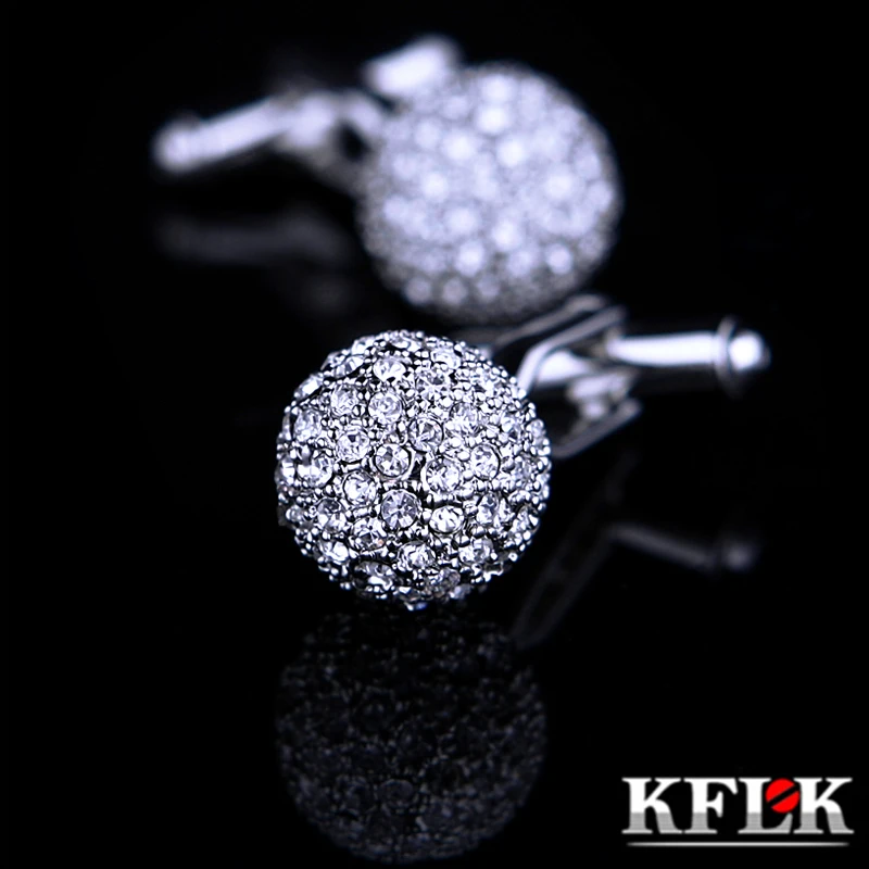 KFLK 2020 Luxury HOT Brand cuff buttons Crystal ball cuff link High Quality abotoaduras shirt cufflink for mens Jewelry
KFLK 2020 Luxury HOT Brand cuff buttons Crystal ball cuff link High Quality abotoaduras shirt cufflink for mens Jewelry