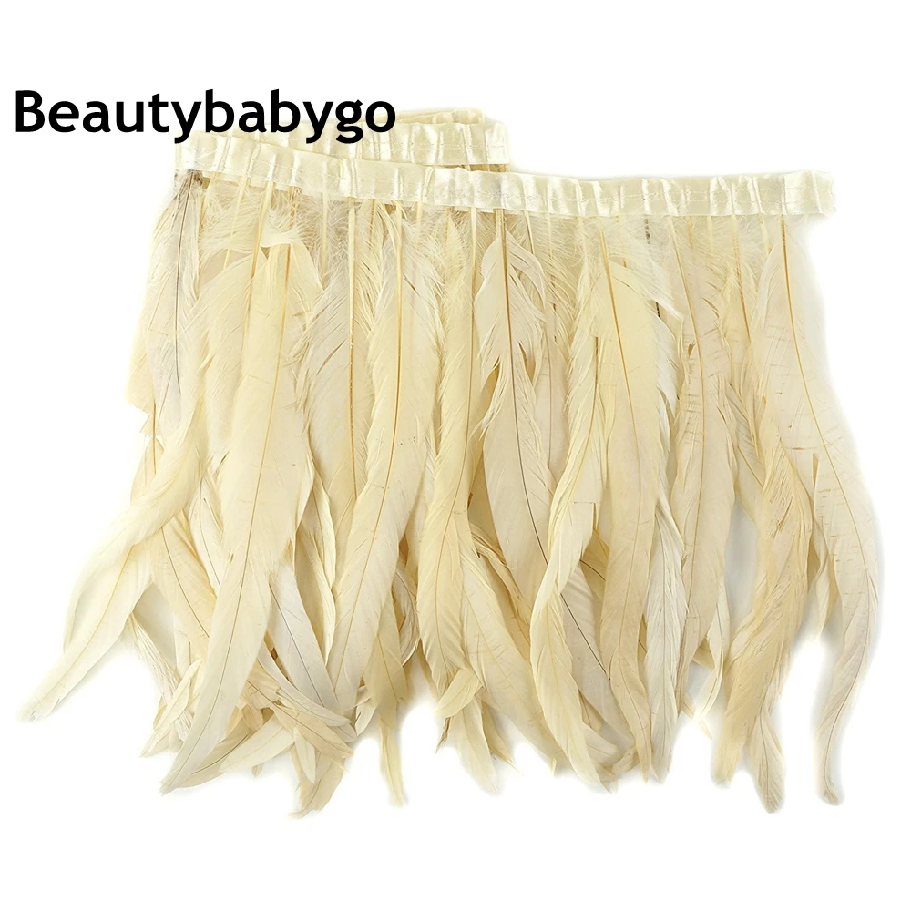 Wholesale 2Yards/Lot Off white Rooster Chicken Feather Trim 25-30CM 10-12" Natural Coque Feather Fringe Satin Robbon Carnival De
Wholesale 2Yards/Lot Off white Rooster Chicken Feather Trim 25-30CM 10-12" Natural Coque Feather Fringe Satin Robbon Carnival De