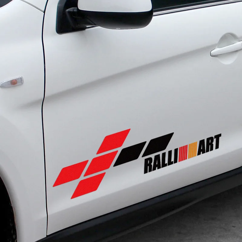 1 Pair Customization RALLIART Door Stickers Decal Car-Styling For mitsubishi asx lancer outlander pajero galant car accessories
1 Pair Customization RALLIART Door Stickers Decal Car-Styling For mitsubishi asx lancer outlander pajero galant car accessories