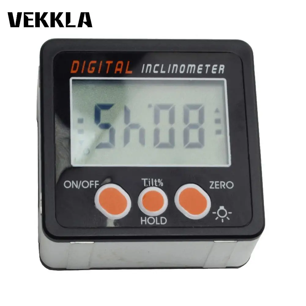 4x90 degrees Digital Protractor Inclinometer Digital Bevel Box level tool electronic angle gauge with Magnetic Base
4x90 degrees Digital Protractor Inclinometer Digital Bevel Box level tool electronic angle gauge with Magnetic Base