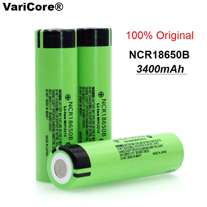 Литий-ионный аккумулятор VariCore NCR18650B 18650 3400 мАч 3 7 в для фонариков | Электроника