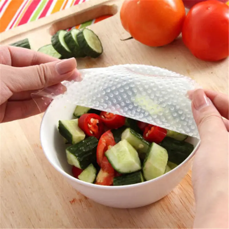 Hot Sale Multifunctional Stretch Food Fresh Keeping Reusable Silicone Food Wraps Saran Wrap Kitchen Tools Seal Cover 10x10cm
Hot Sale Multifunctional Stretch Food Fresh Keeping Reusable Silicone Food Wraps Saran Wrap Kitchen Tools Seal Cover 10x10cm