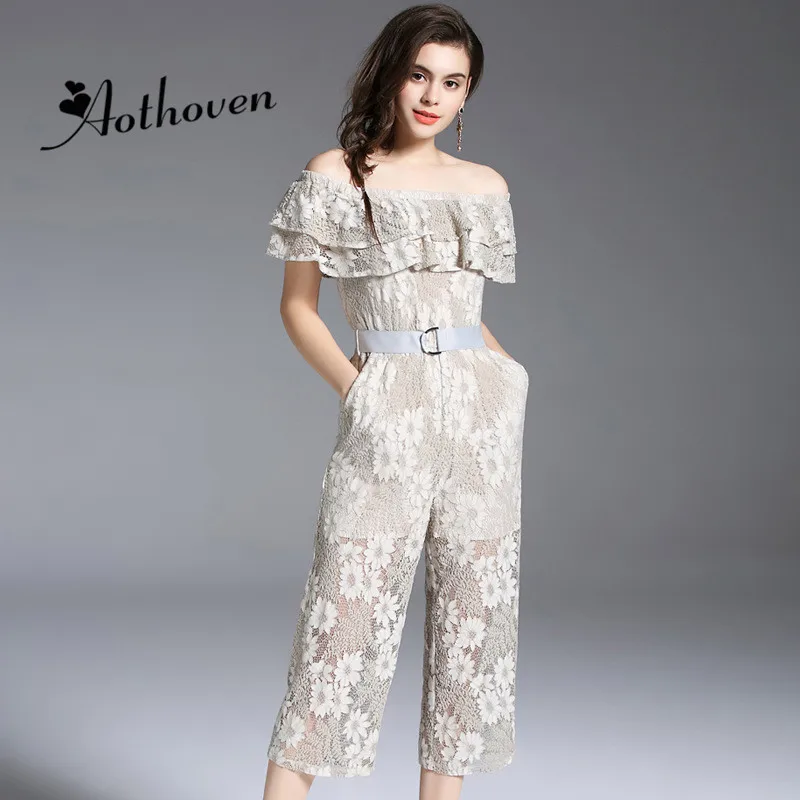 New Women Lace Strapless Pants Trousers Jumpsuit Bodycon Playsuit Women Clubwear Beach Party Romper Suit 2018 Sexy Lace Overalls
New Women Lace Strapless Pants Trousers Jumpsuit Bodycon Playsuit Women Clubwear Beach Party Romper Suit 2018 Sexy Lace Overalls