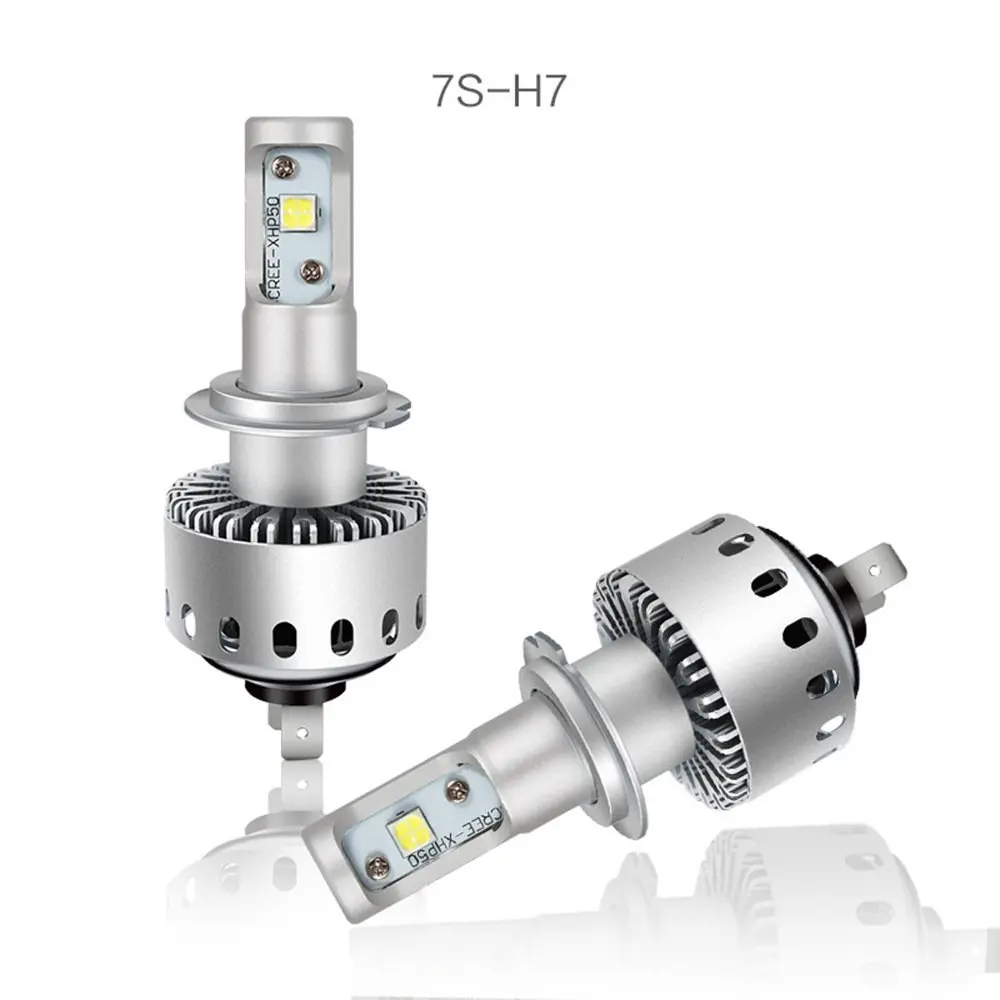 Фото Пара H7 светодиодные лампы для передних фар Conversion Kit 12000LM 6500K - купить
