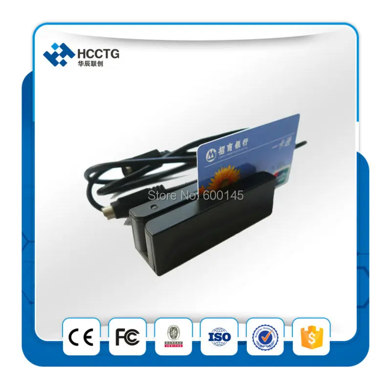 Portable 3 tracks Bi-directional USB Magnetic Stripe Card Reader + free SDK-HCC750
Portable 3 tracks Bi-directional USB Magnetic Stripe Card Reader + free SDK-HCC750