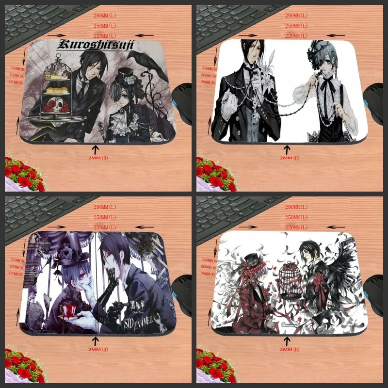 Ciel Phantomhive And Sebastian, Office Computer Mouse Pad Notebook Cushion Antiskid Rectangular Rubber Game, Decorate Desk
Ciel Phantomhive And Sebastian, Office Computer Mouse Pad Notebook Cushion Antiskid Rectangular Rubber Game, Decorate Desk