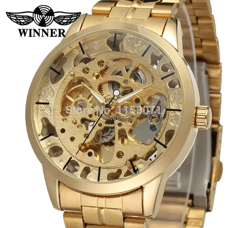 Winner Men's Watch Top Brand Luxury Automatic Skeleton Gold Factory Company Stainless Steel Bracelet Wristwatch WRG8003M4G1
Winner Men's Watch Top Brand Luxury Automatic Skeleton Gold Factory Company Stainless Steel Bracelet Wristwatch WRG8003M4G1