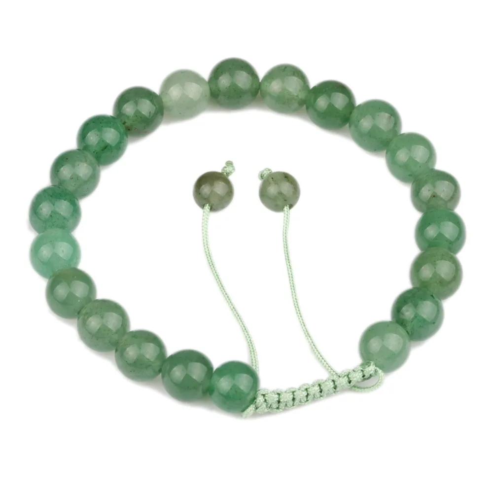Natural 8mm Green Aventurine Bead Beaded Bracelet Adjustable String Charm Ornament Crystal Healing Balancing Set SL020A19
Natural 8mm Green Aventurine Bead Beaded Bracelet Adjustable String Charm Ornament Crystal Healing Balancing Set SL020A19