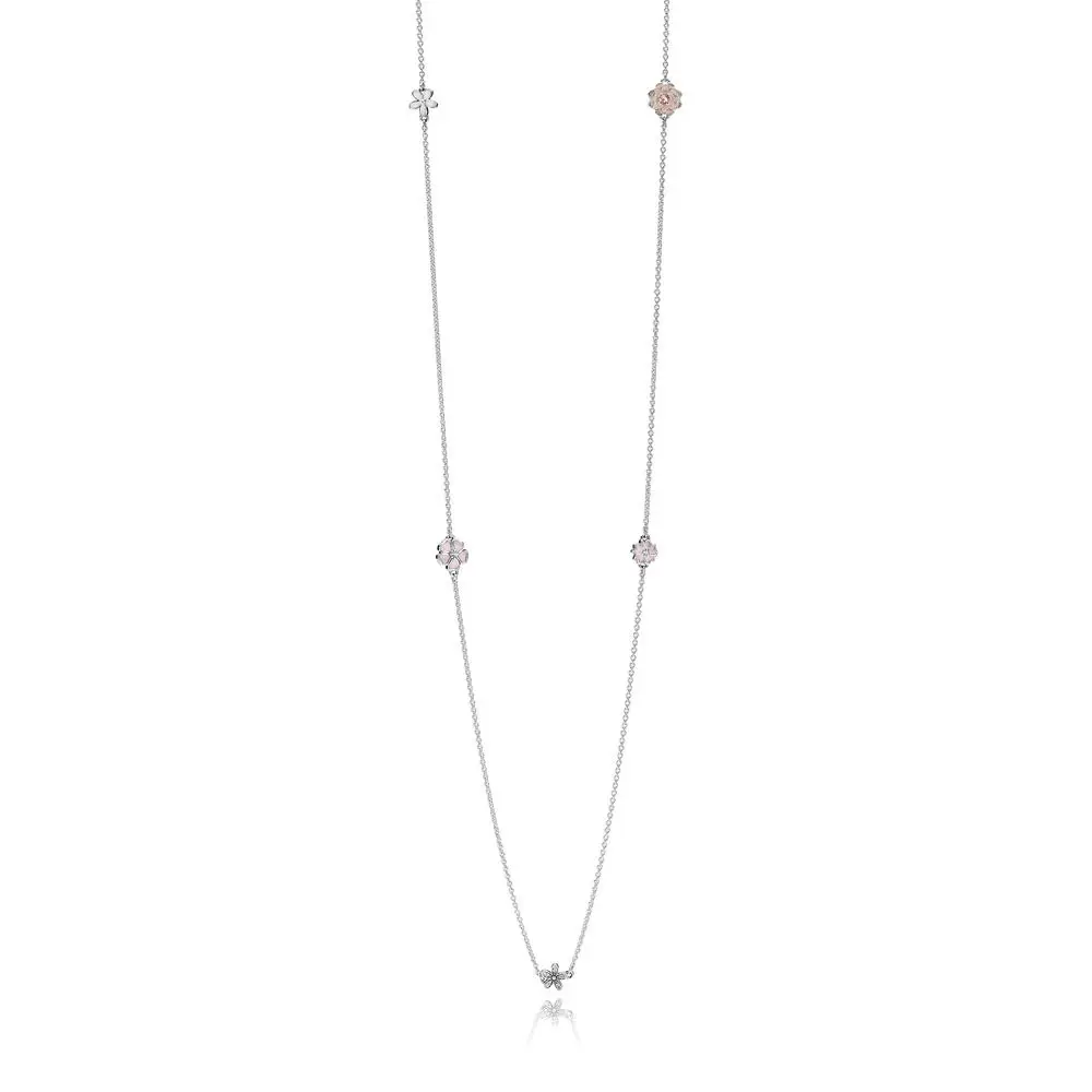 Authentic 925 Sterling Silver Flower Daisy Glaze Crystal Pendant Cross Chain Necklaces For Women Wedding Party Jewelry Gift
Authentic 925 Sterling Silver Flower Daisy Glaze Crystal Pendant Cross Chain Necklaces For Women Wedding Party Jewelry Gift