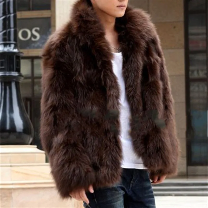 Men imitation fur coat imitation fox fur coat of cultivate one's morality men's fashion
Men imitation fur coat imitation fox fur coat of cultivate one's morality men's fashion