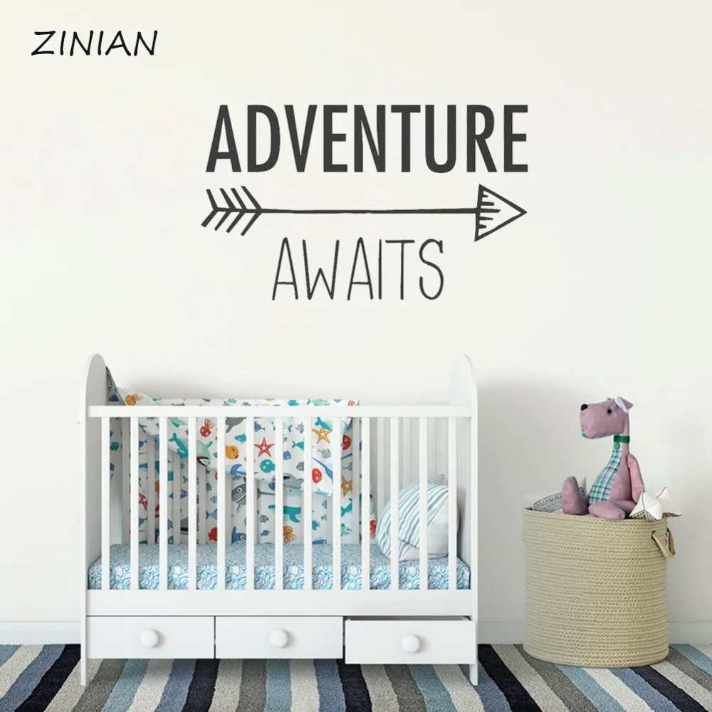 Boys Nursery Adventure Wall Decals Arrow Vinyl Stickers Bedroom Decoration Waterproof Playroom Wall Sticker Mural Decor Z145
Boys Nursery Adventure Wall Decals Arrow Vinyl Stickers Bedroom Decoration Waterproof Playroom Wall Sticker Mural Decor Z145