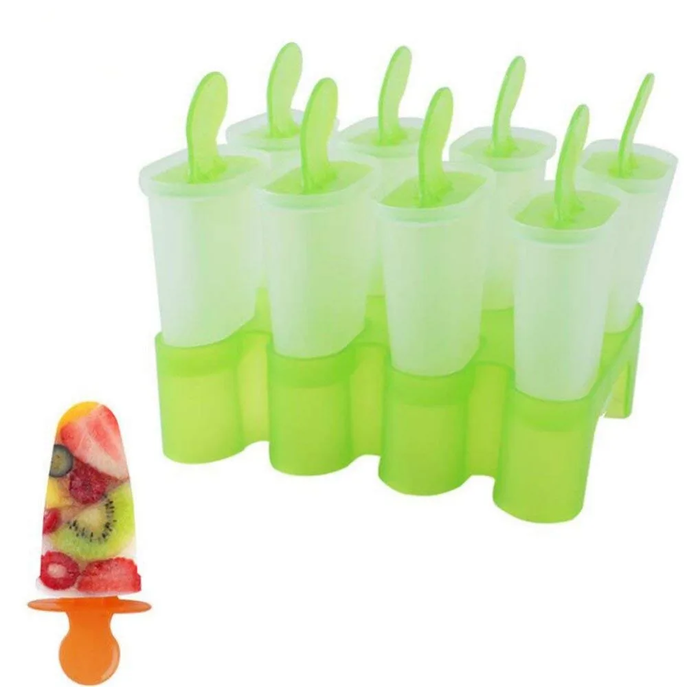 1 Set 8 Cells Popsicles Mold Plastic Frozen Ice Cream Pop Mold Popsicle Maker Lolly Mould Tray Pan Maker Tool
1 Set 8 Cells Popsicles Mold Plastic Frozen Ice Cream Pop Mold Popsicle Maker Lolly Mould Tray Pan Maker Tool