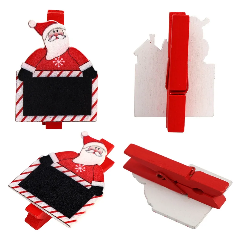 OurWarm 24pcs Cute Christmas Wooden Clips Mini Photo Clips DIY Blackboard Colored Wood Clips Wedding Birthday Party Decoration
OurWarm 24pcs Cute Christmas Wooden Clips Mini Photo Clips DIY Blackboard Colored Wood Clips Wedding Birthday Party Decoration