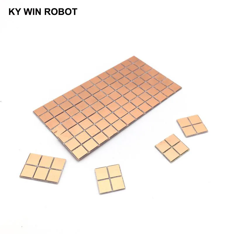 20 шт. FR4 PCB 6 5*7 мм двухсторонняя медная плакированная пластина DIY Kit ламинатная