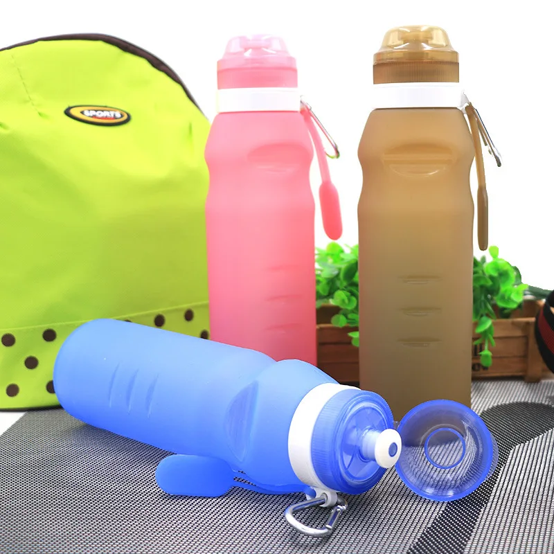 84Pcs/Lot Food Grade Foldable My Bottle 600 Ml Silicone Bicycle Water Bottle Shaker Silicone Sport Drink Travel Running Bottles
84Pcs/Lot Food Grade Foldable My Bottle 600 Ml Silicone Bicycle Water Bottle Shaker Silicone Sport Drink Travel Running Bottles
