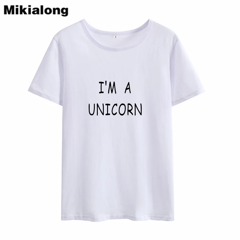 Футболка Mikialong I'm A Unicorn Kawaii Harajuku, женская летняя хлопковая футболка с коротким рукавом, Женская Повседневная футболка Tumblr, женская футболка, ...
Футболка Mikialong I'm A Unicorn Kawaii Harajuku, женская летняя хлопковая футболка с коротким рукавом, Женская Повседневная футболка Tumblr, женская футболка, ...