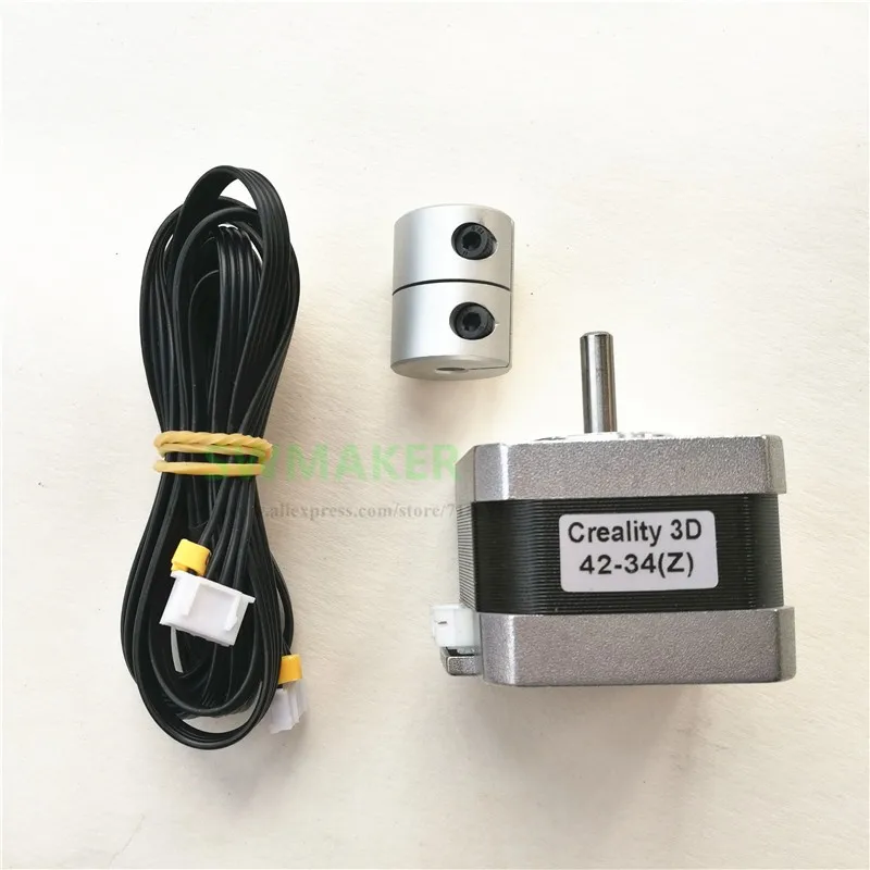 Dual Z Axis upgrade stepper motor with dual type wire and 5*8mm rigid coupling kit for Creality CR-10 / Ender-3 3D printer parts
Dual Z Axis upgrade stepper motor with dual type wire and 5*8mm rigid coupling kit for Creality CR-10 / Ender-3 3D printer parts