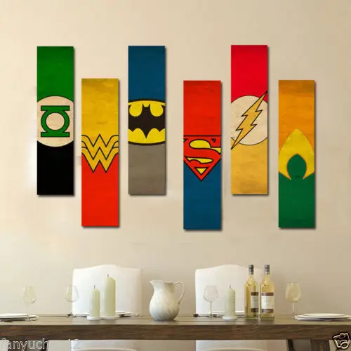 6P# Superhero & Soul # 2015 TOP HOME Decor ART CANVAS hand-painted OIL Painting-
6P# Superhero & Soul # 2015 TOP HOME Decor ART CANVAS hand-painted OIL Painting-
