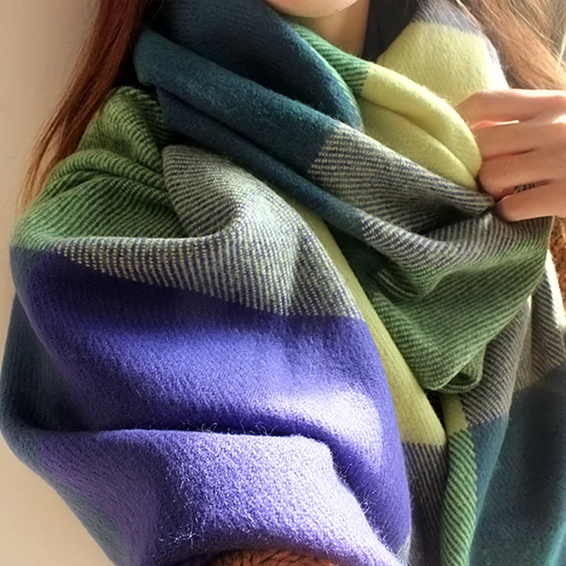 Korean scarf shawl dual-use men and women couple autumn and winter lattice fringed long scarf students Scarves & Wraps
Korean scarf shawl dual-use men and women couple autumn and winter lattice fringed long scarf students Scarves & Wraps