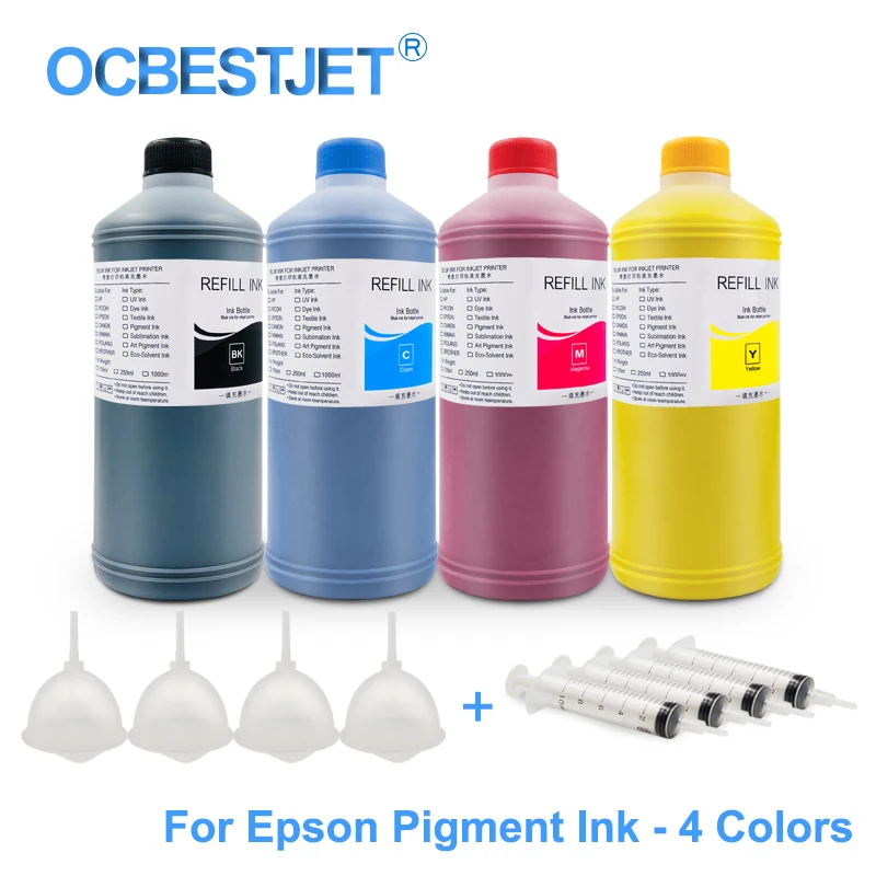4x1000ML Universal Pigment Ink Refill Ink Kit For Epson S30600 S30670 Stylus Pro 7800 9800 7880 9880 7600 9600 4000 4800 4880
4x1000ML Universal Pigment Ink Refill Ink Kit For Epson S30600 S30670 Stylus Pro 7800 9800 7880 9880 7600 9600 4000 4800 4880