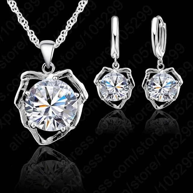 Simple Small Exquisite Hollow Necklace 925 Sterling Silver With AAA Austrian Cubic Zirconia For Fashion Wedding Gift
Simple Small Exquisite Hollow Necklace 925 Sterling Silver With AAA Austrian Cubic Zirconia For Fashion Wedding Gift