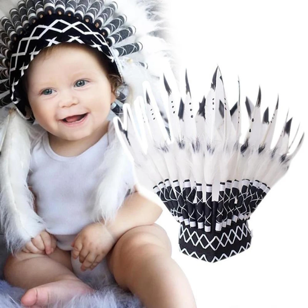 Children Party American Native Indian Feather Headdress Hat Photography Prop new
Children Party American Native Indian Feather Headdress Hat Photography Prop new