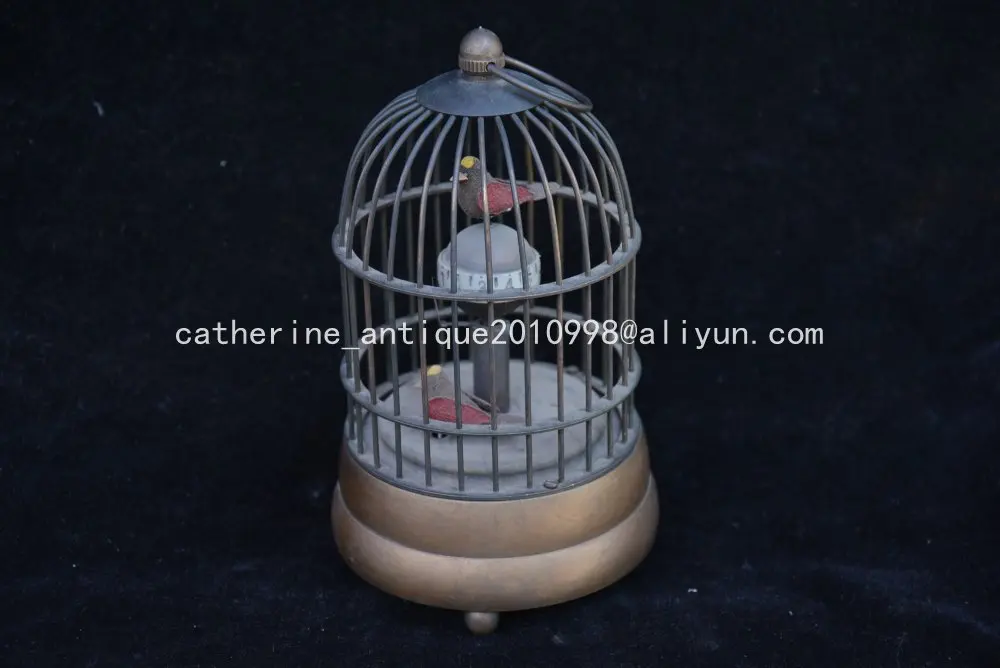 Rare Old Qing Dynasty royal clock \ mechanical watch, copper carved birdcage, can work,1889,#02,Free shipping
Rare Old Qing Dynasty royal clock \ mechanical watch, copper carved birdcage, can work,1889,#02,Free shipping