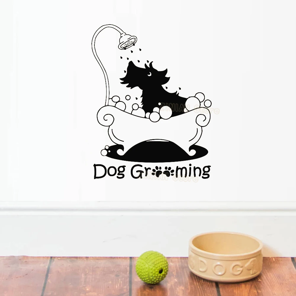 Dog Grooming Art Decal Mural Puppy Wall Stickers Kids Nursery Room Bathroom Vinyl Sticker Pet Grooming Salon Decoration Z181
Dog Grooming Art Decal Mural Puppy Wall Stickers Kids Nursery Room Bathroom Vinyl Sticker Pet Grooming Salon Decoration Z181