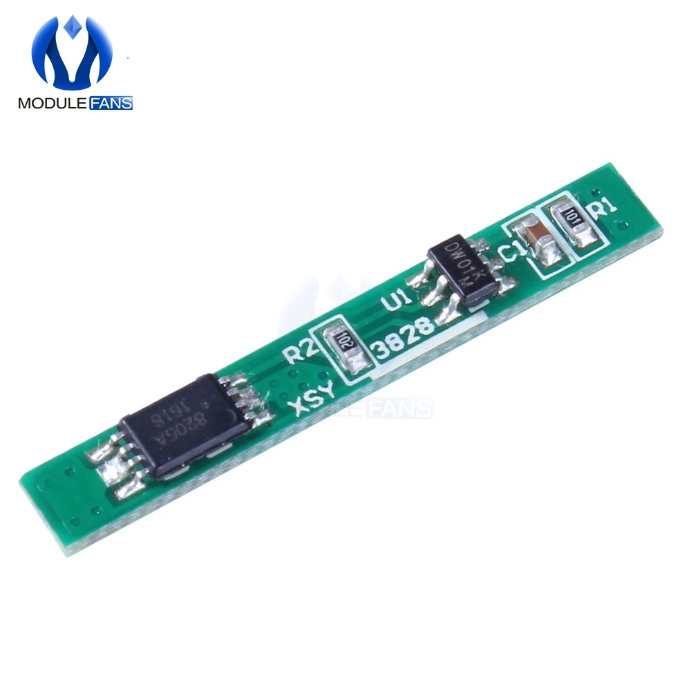 10Pcs 1S 3.7V 2.5A Lithium Battery Protection Board BMS PCM PCB Polymer Over Charge Discharge Li-ion Protect Module
10Pcs 1S 3.7V 2.5A Lithium Battery Protection Board BMS PCM PCB Polymer Over Charge Discharge Li-ion Protect Module
