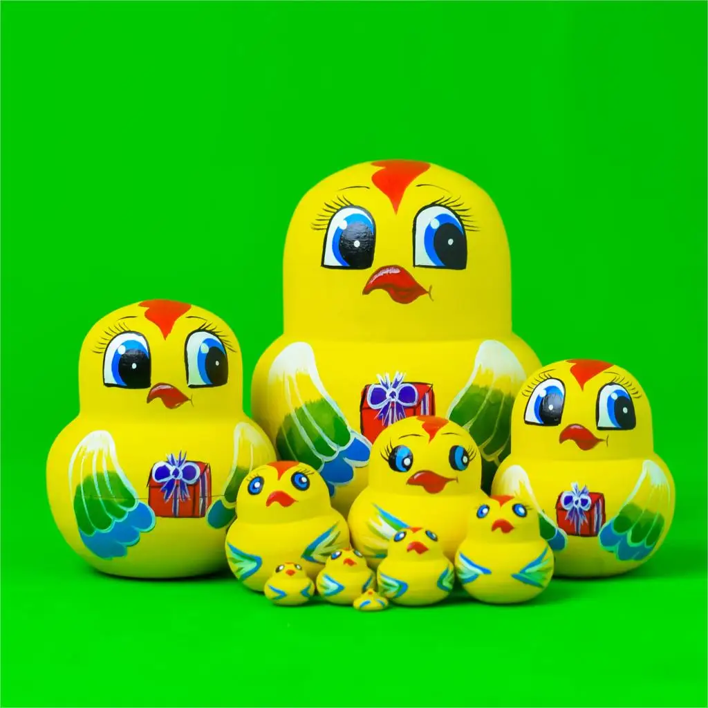 1 Set Wooden Russian Dolls Set Wooden Nesting Babushka Matryoshka Lovely Animal Design Hand Painted Dolls Baby Toys For Girls
1 Set Wooden Russian Dolls Set Wooden Nesting Babushka Matryoshka Lovely Animal Design Hand Painted Dolls Baby Toys For Girls