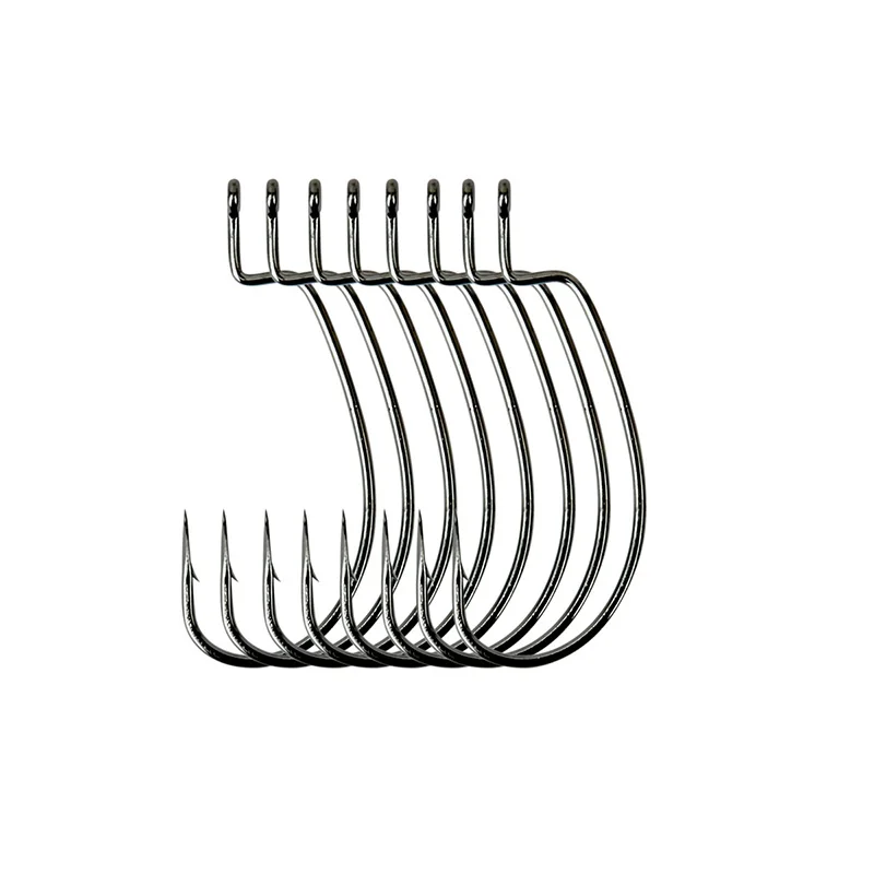 Tsurinoya High Quality High Carbon Steel Wide Worm Fishing Hook Barbed Worm Hooks in Black Color 1 Lot 20pcs/40pcs
Tsurinoya High Quality High Carbon Steel Wide Worm Fishing Hook Barbed Worm Hooks in Black Color 1 Lot 20pcs/40pcs