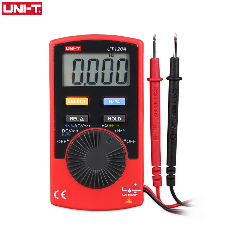 UNIT Digital Pocket Multimeter 4000 Counts Auto Range Digital AC DC Voltage Capacitor Electric Meter Continuity Buzzer Tester
UNIT Digital Pocket Multimeter 4000 Counts Auto Range Digital AC DC Voltage Capacitor Electric Meter Continuity Buzzer Tester