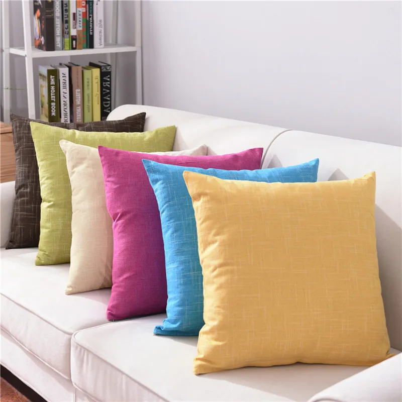 45x45cm Square Solid Color Car Office Waist Chair Cushion Cover Linen Throw Pillowcase Home Decoration
45x45cm Square Solid Color Car Office Waist Chair Cushion Cover Linen Throw Pillowcase Home Decoration